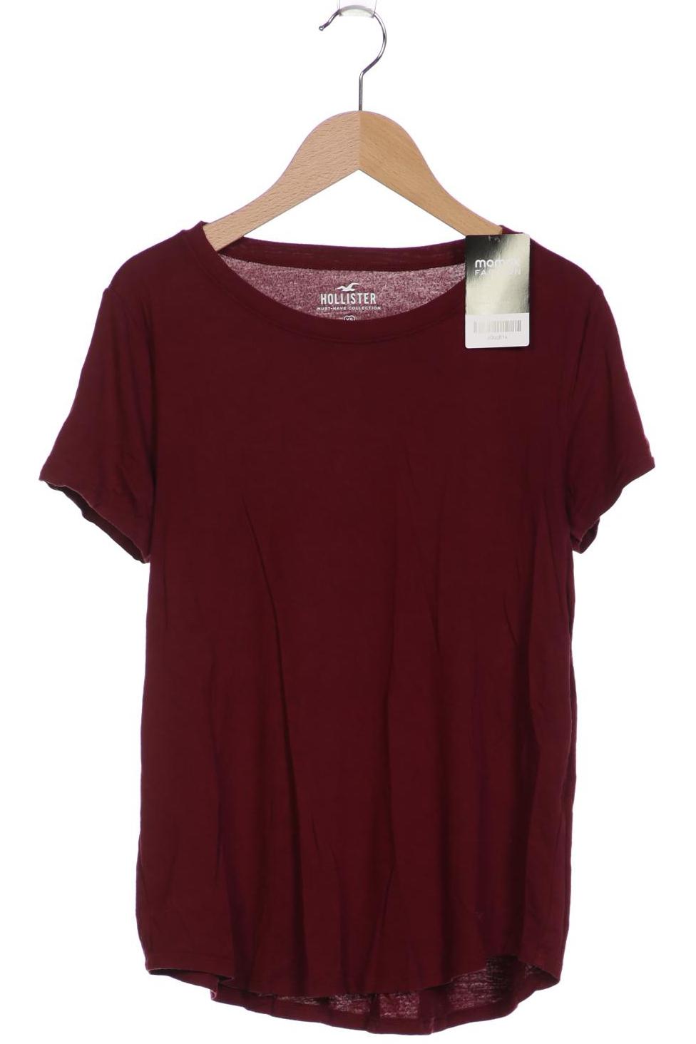 

Hollister Damen T-Shirt, bordeaux, Gr. 34