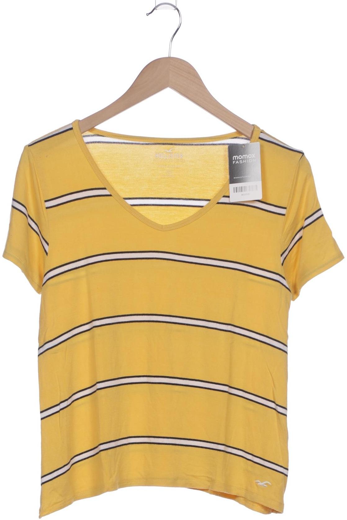 

Hollister Damen T-Shirt, gelb, Gr. 36