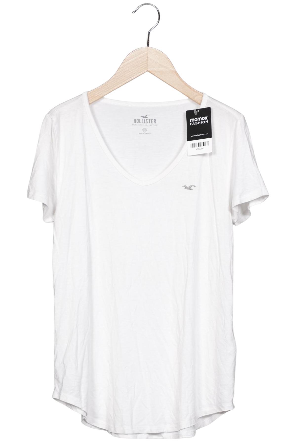 

Hollister Damen T-Shirt, weiß, Gr. 34