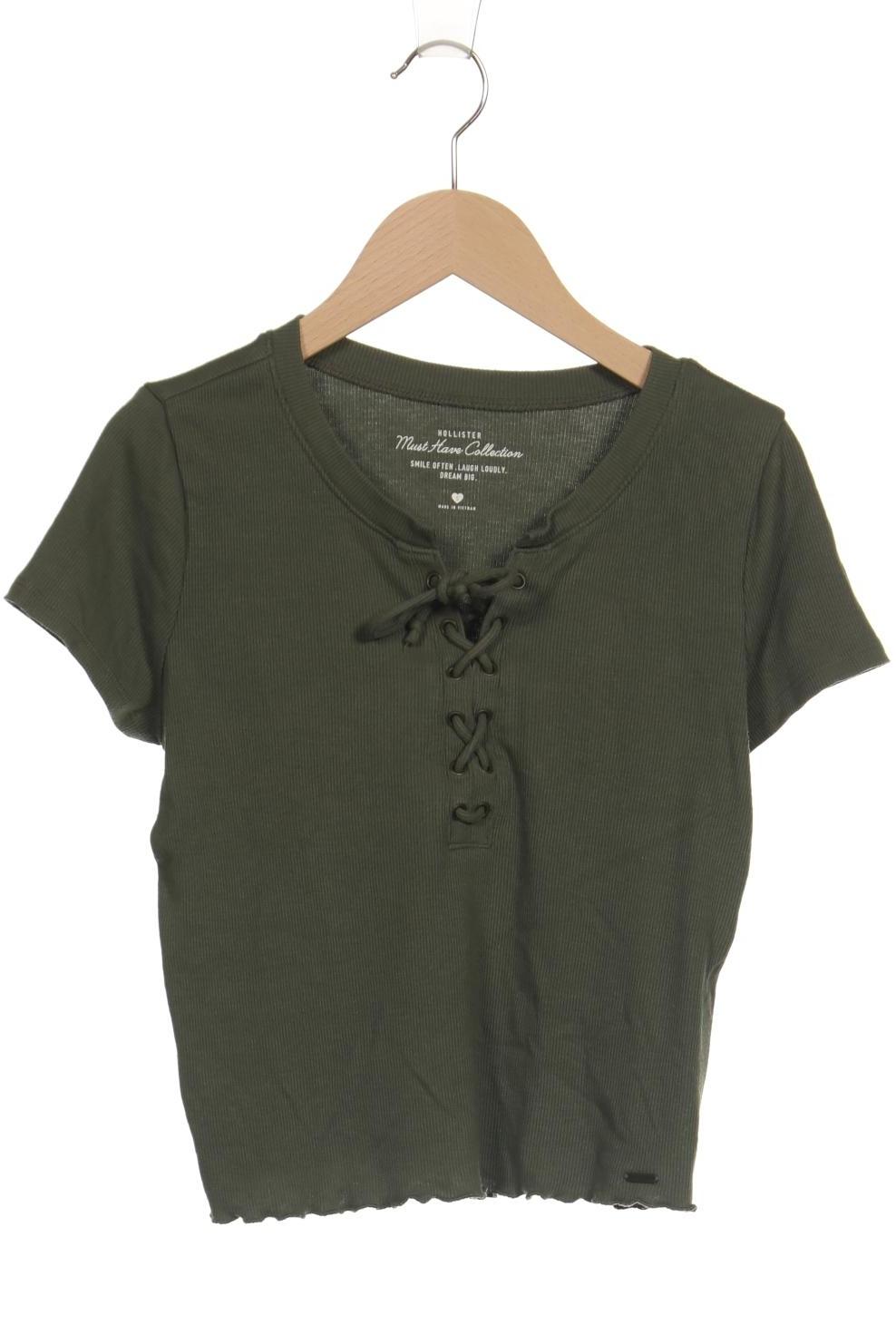

Hollister Damen T-Shirt, grün, Gr. 36