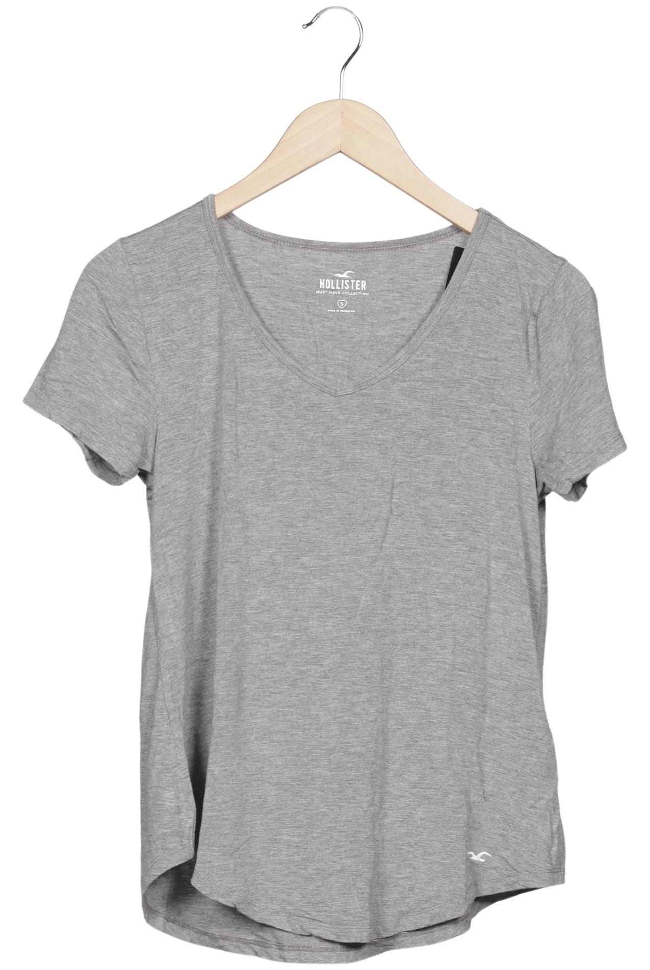 

Hollister Damen T-Shirt, grau, Gr. 36