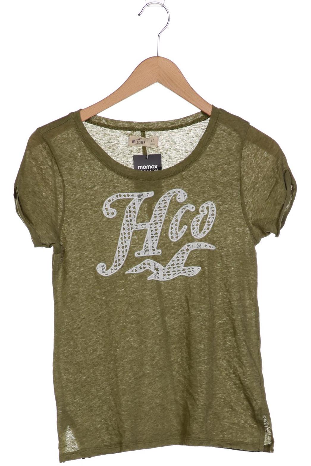 

Hollister Damen T-Shirt, grün, Gr. 34