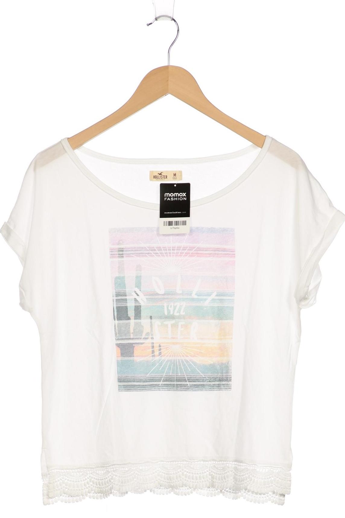 

Hollister Damen T-Shirt, weiß, Gr. 38