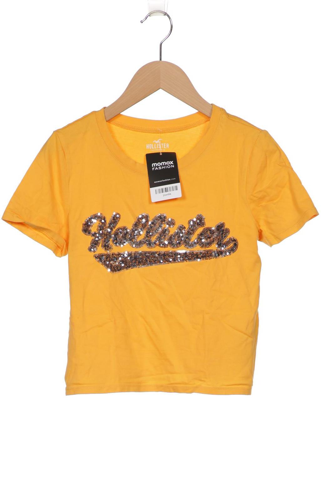 

Hollister Damen T-Shirt, gelb
