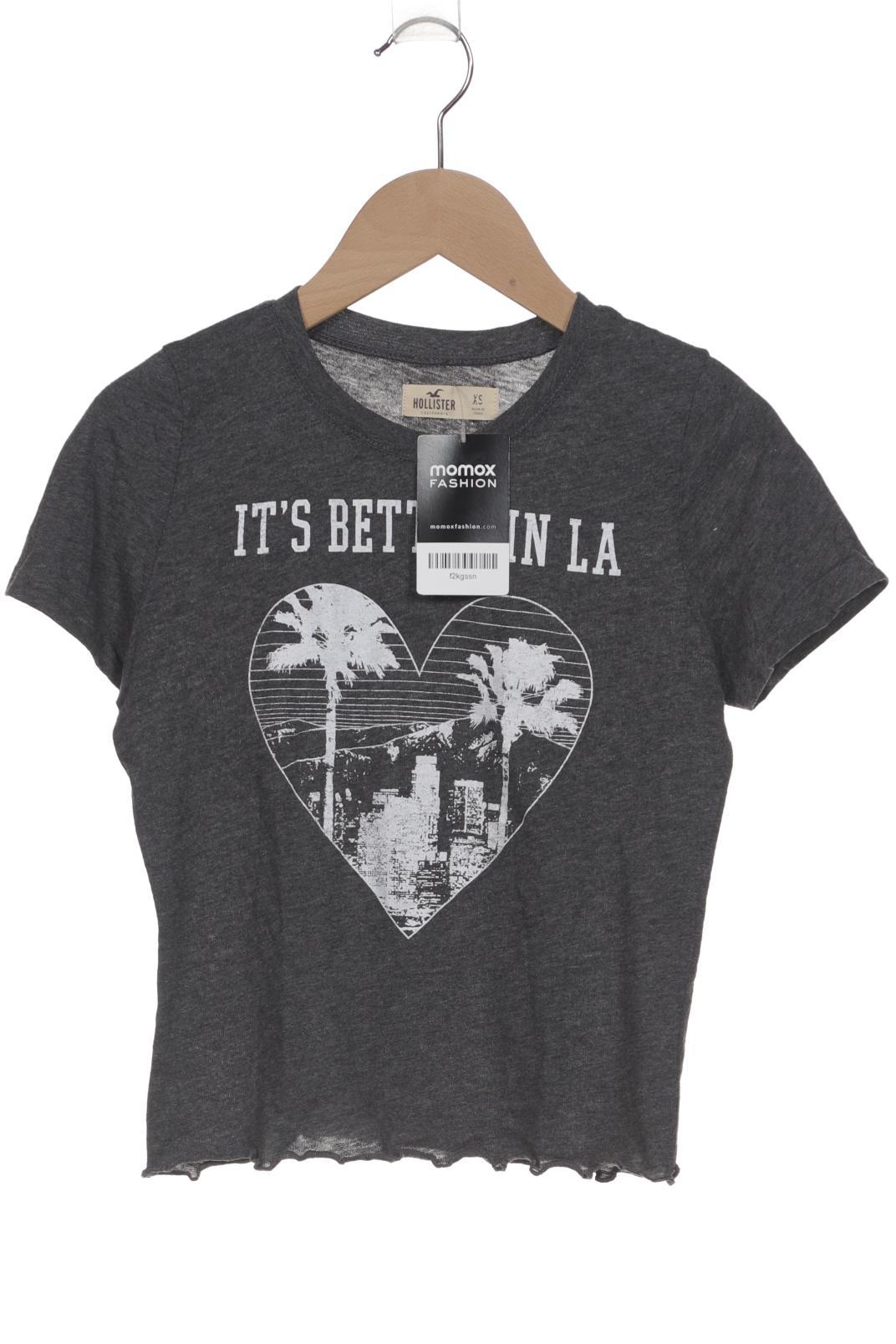 

Hollister Damen T-Shirt, grau, Gr. 34