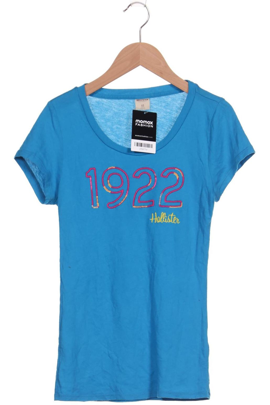 

Hollister Damen T-Shirt, blau