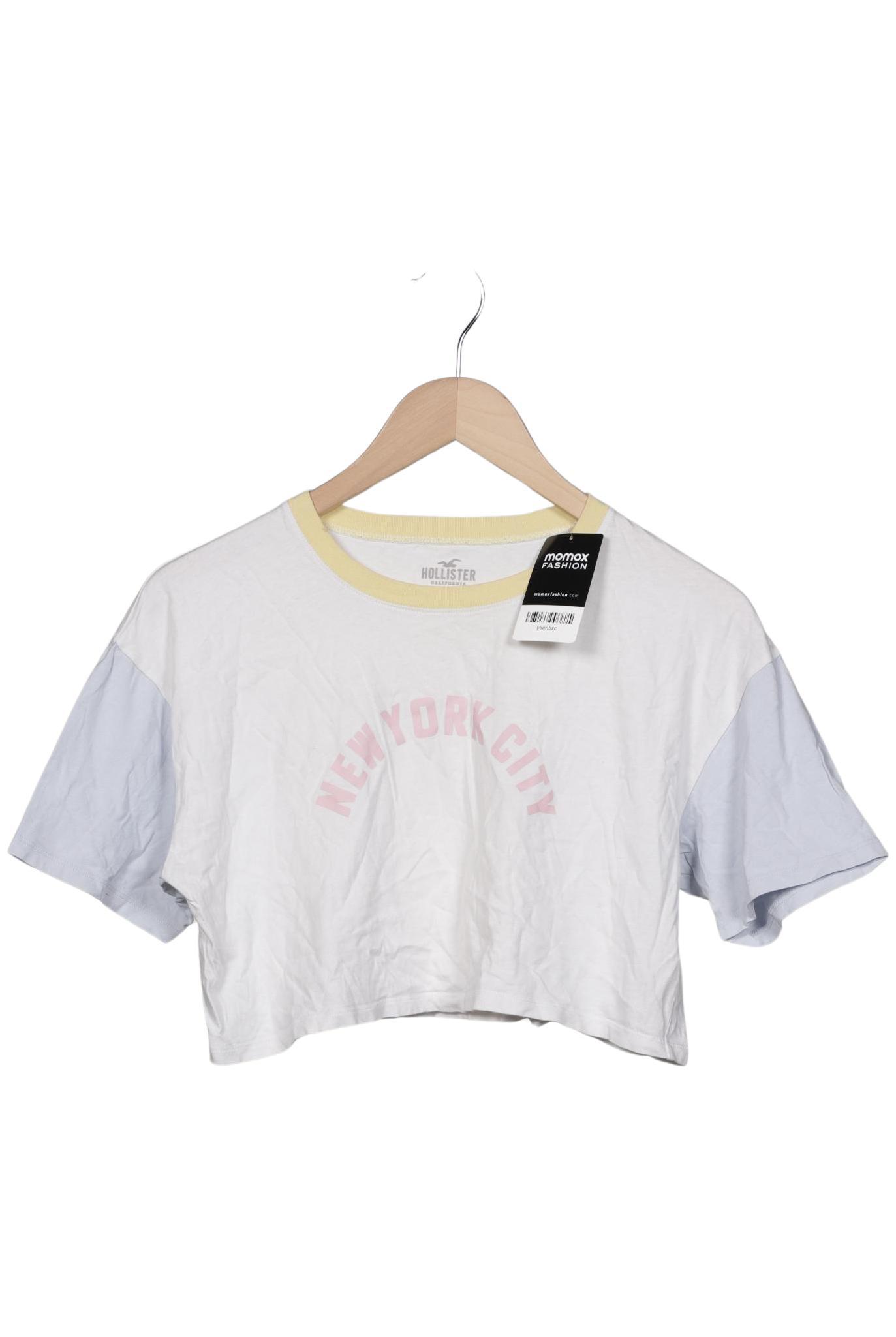 

Hollister Damen T-Shirt, weiß, Gr. 34