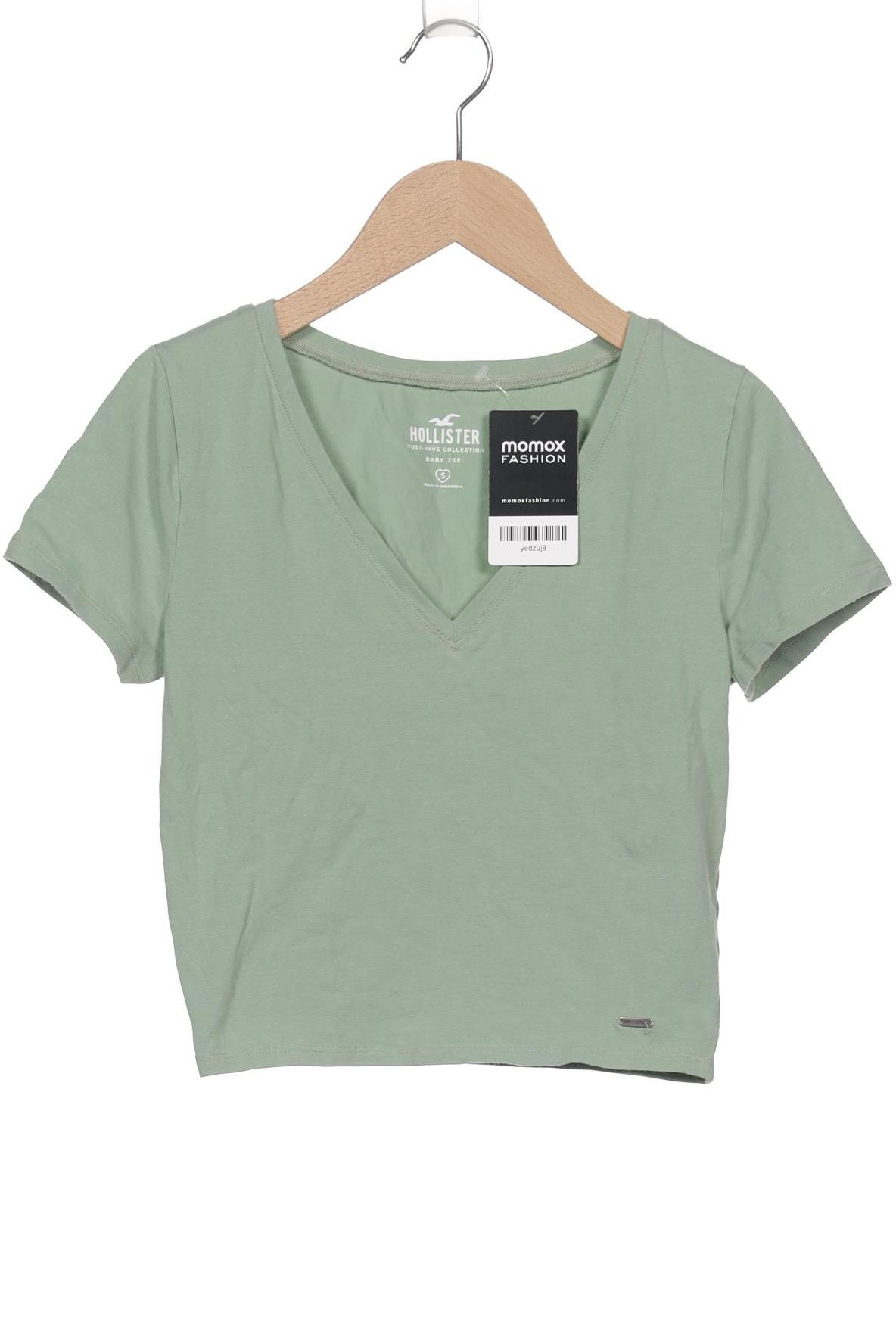 

Hollister Damen T-Shirt, hellgrün, Gr. 36