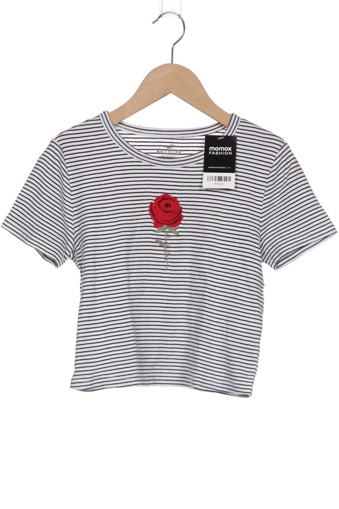 

Hollister Damen T-Shirt, weiß, Gr. 34