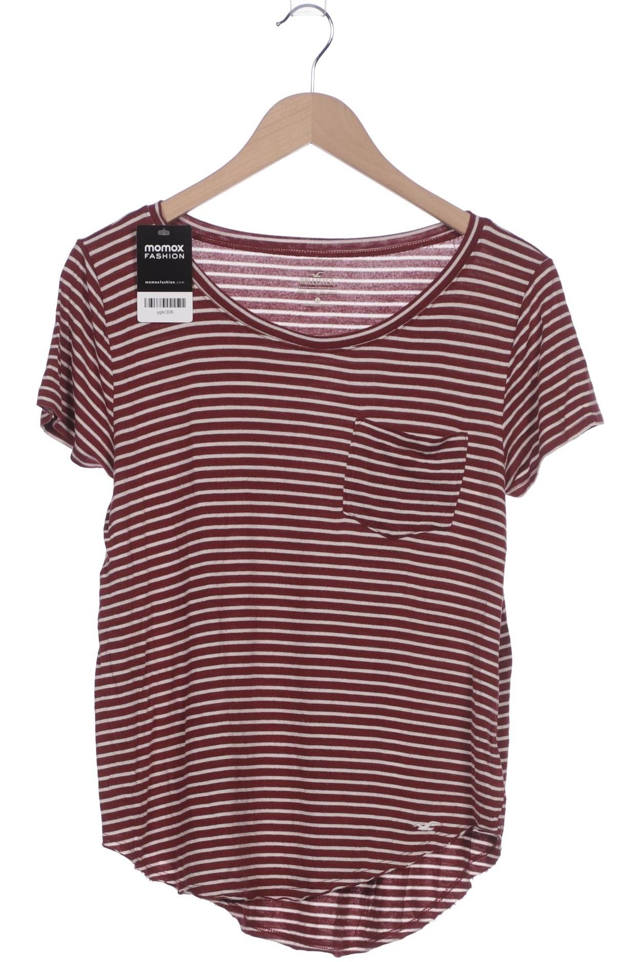 

Hollister Damen T-Shirt, bordeaux, Gr. 36