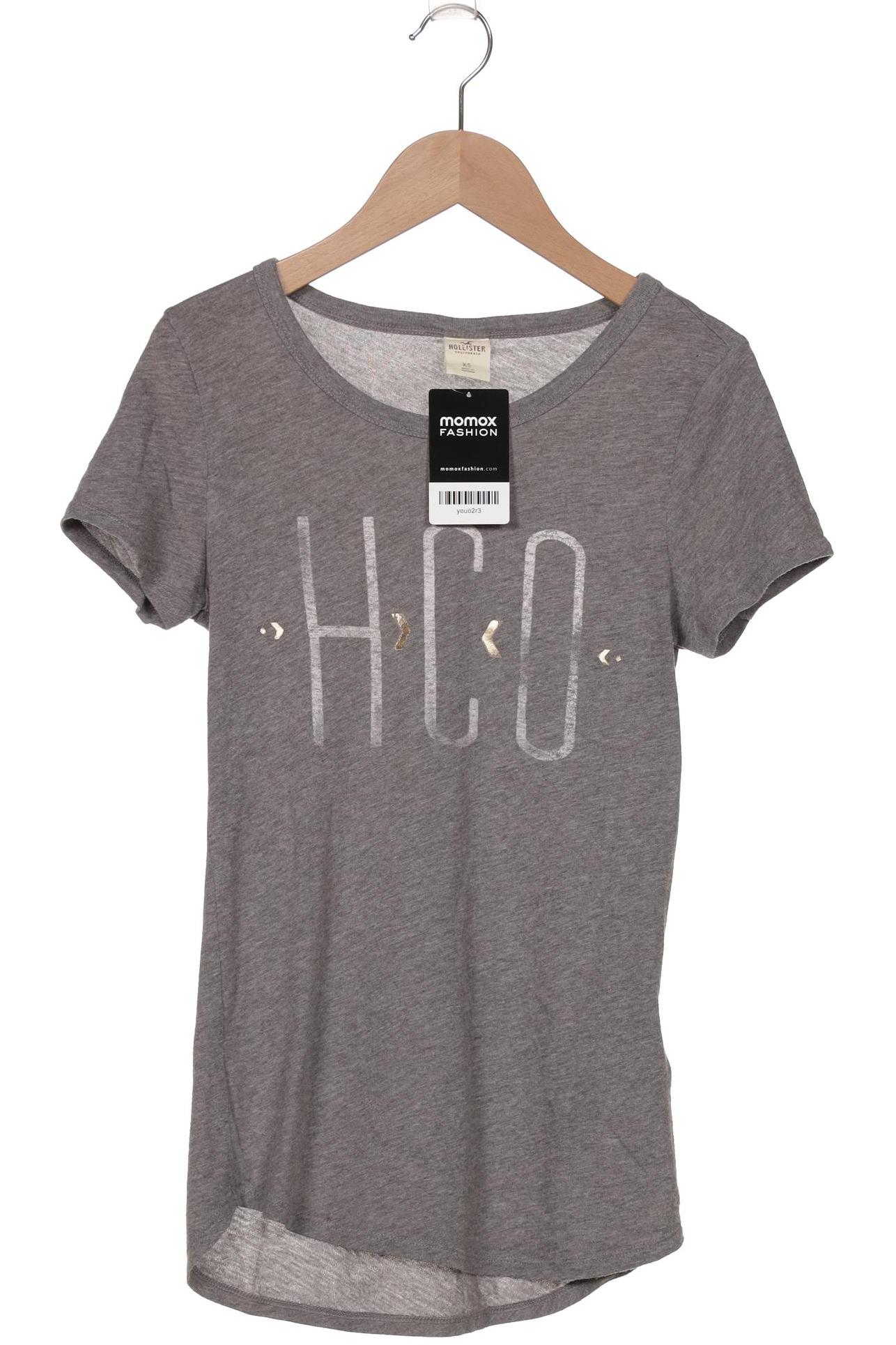 

Hollister Damen T-Shirt, grau, Gr. 34