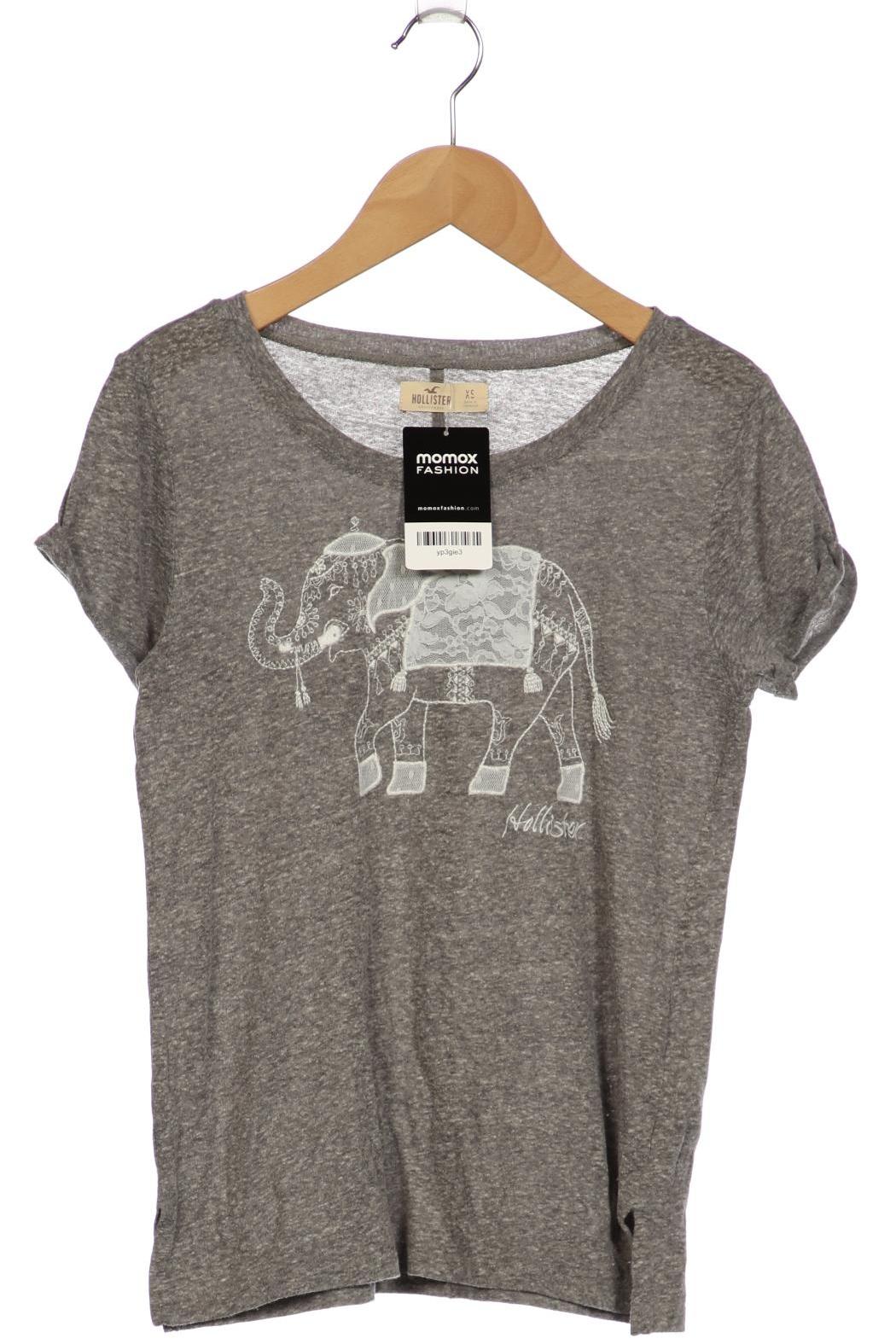 

Hollister Damen T-Shirt, grau, Gr. 34