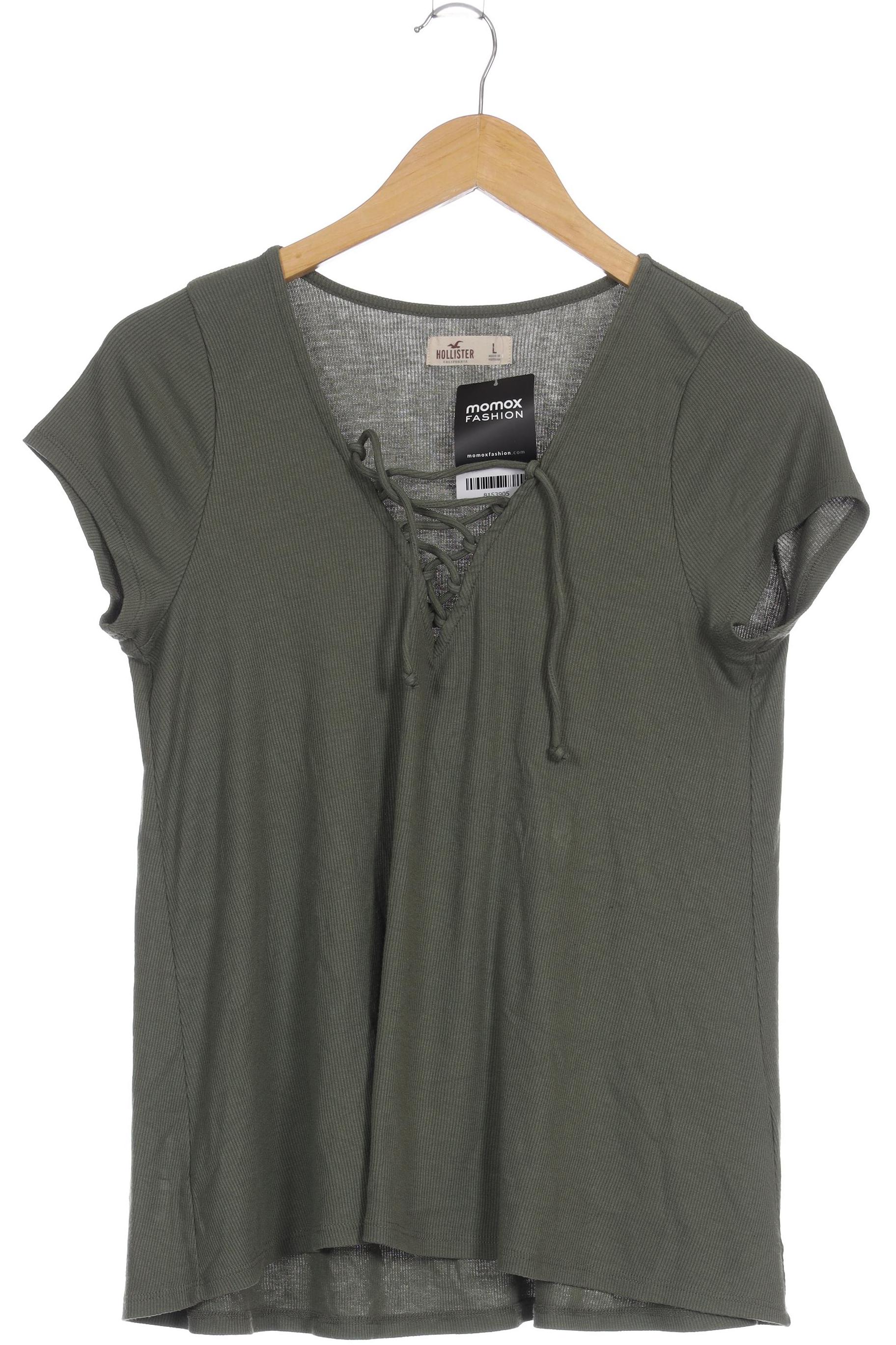 

Hollister Damen T-Shirt, grün, Gr. 42