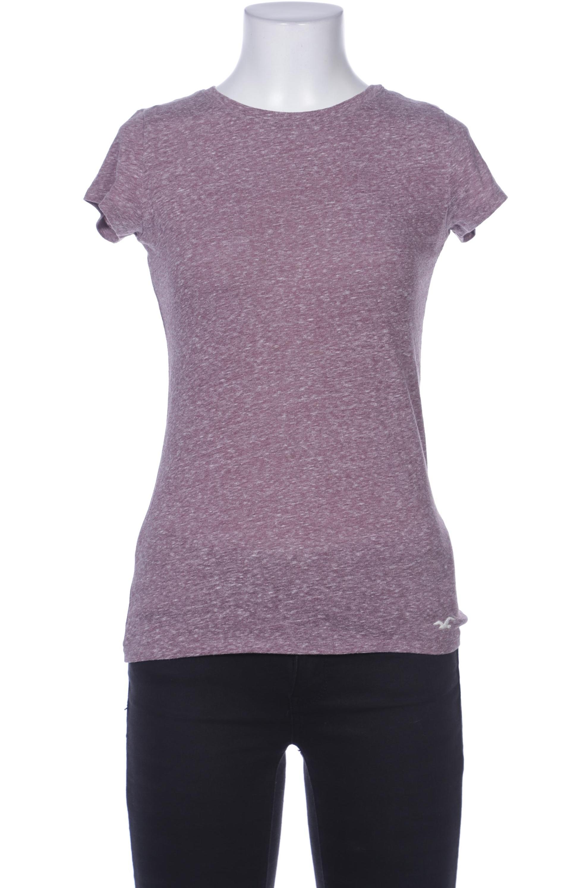 

Hollister Damen T-Shirt, bordeaux, Gr. 36