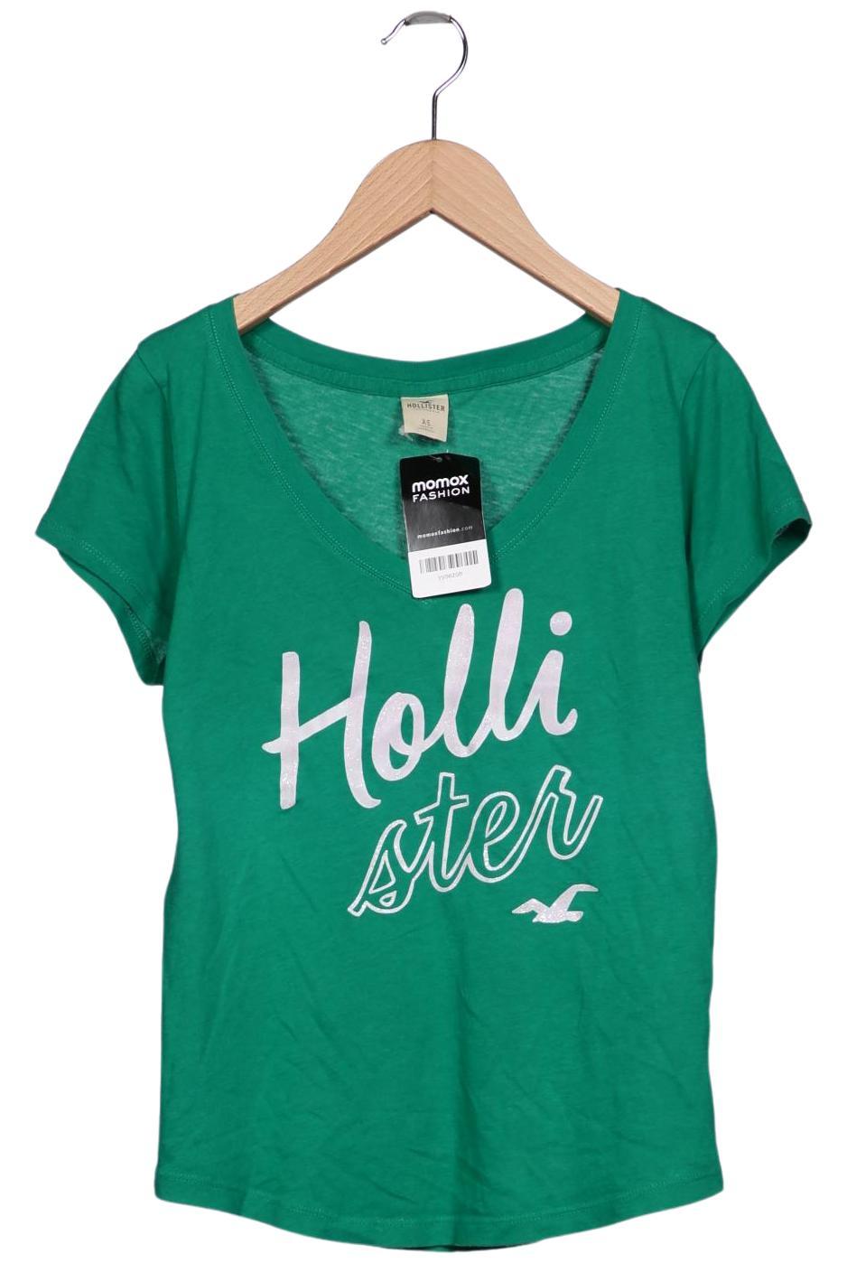 

Hollister Damen T-Shirt, grün, Gr. 34