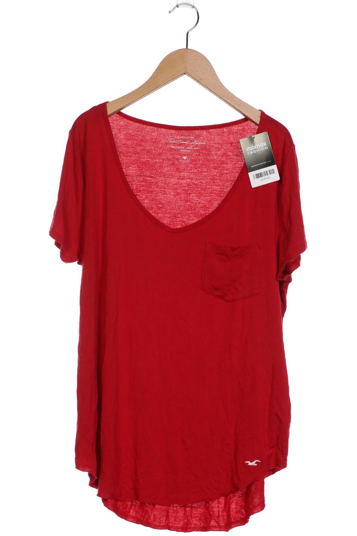 

Hollister Damen T-Shirt, rot, Gr. 42