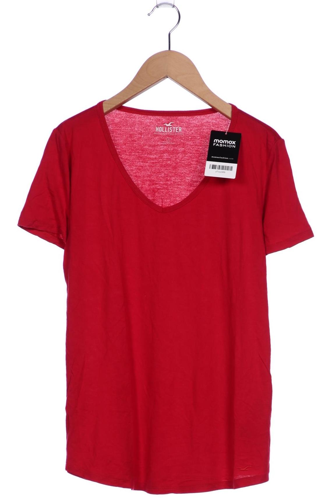 

Hollister Damen T-Shirt, rot, Gr. 36