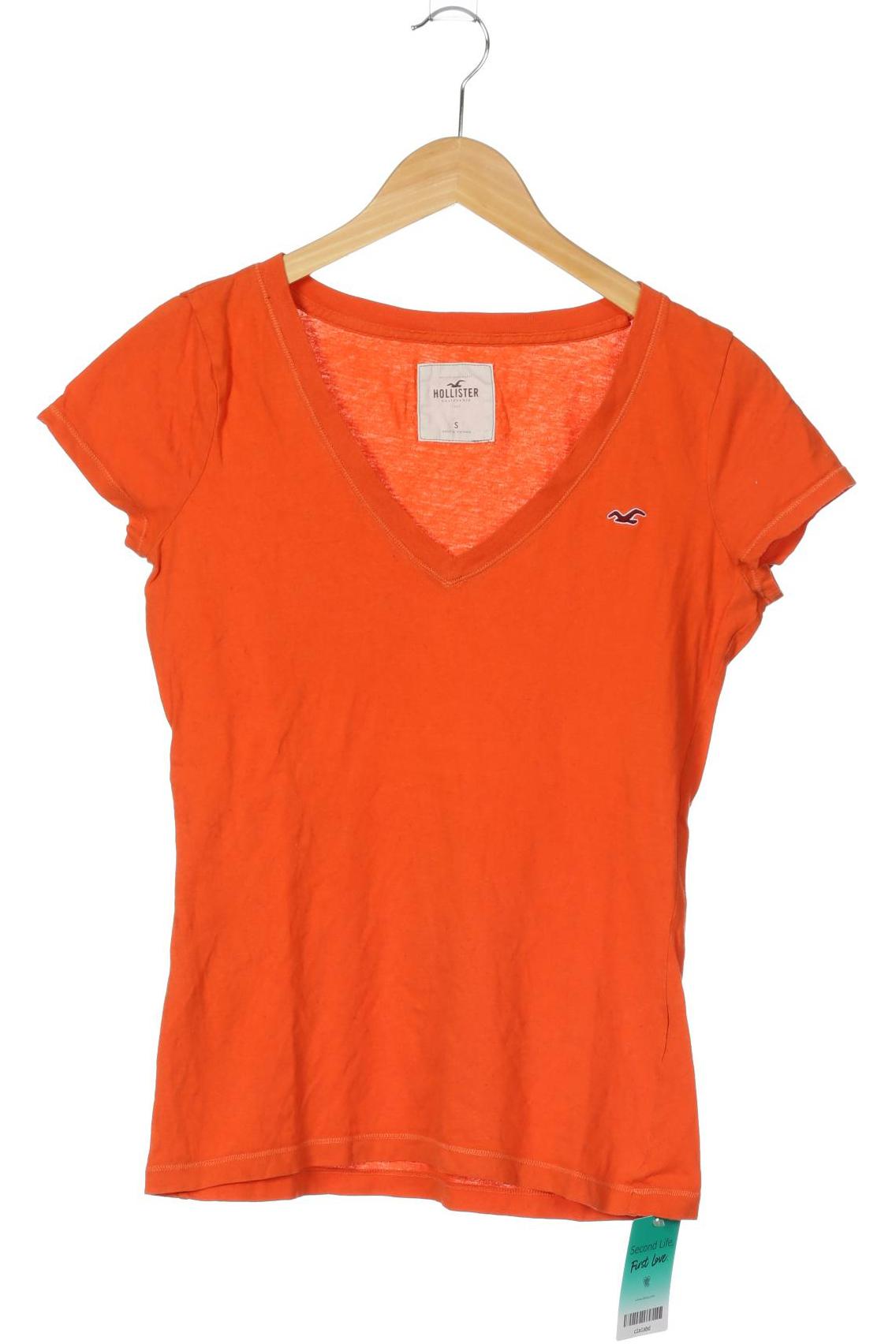 

Hollister Damen T-Shirt, orange, Gr. 36