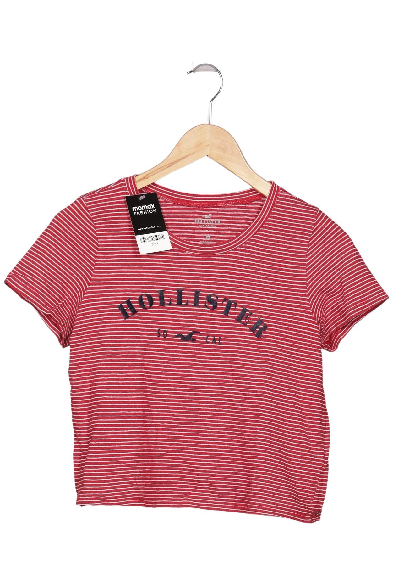 

Hollister Damen T-Shirt, bordeaux, Gr. 38
