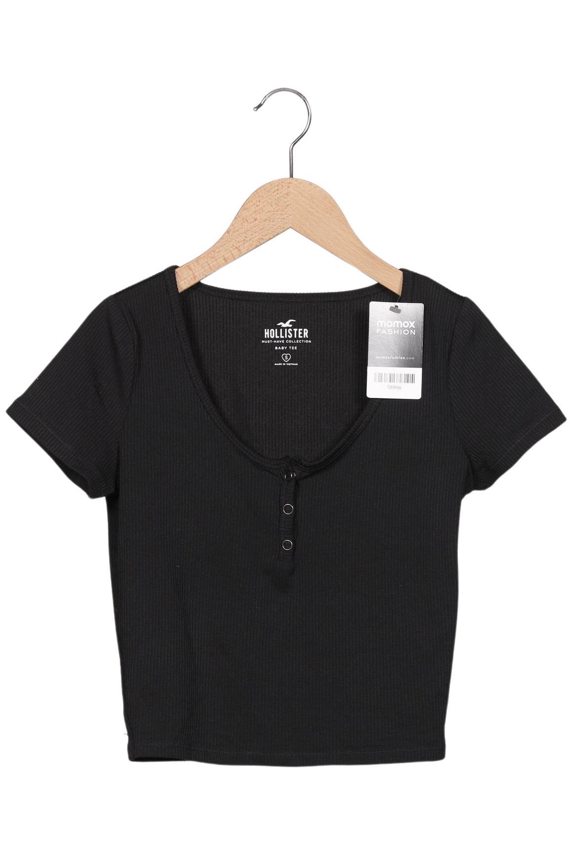 

Hollister Damen T-Shirt, schwarz, Gr. 36