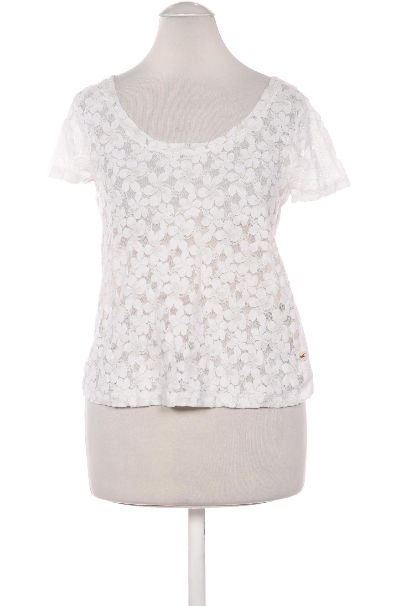 

Hollister Damen T-Shirt, weiß, Gr. 34
