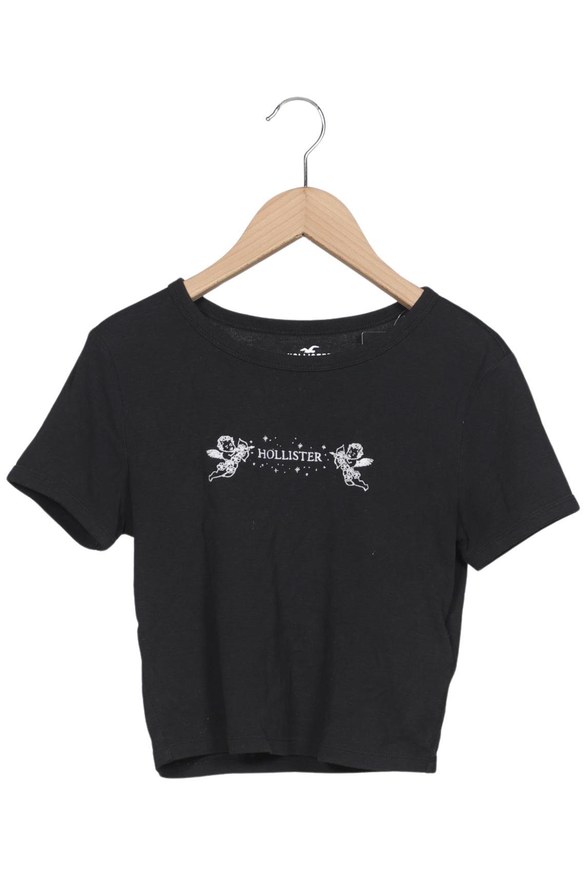 

Hollister Damen T-Shirt, schwarz, Gr. 34