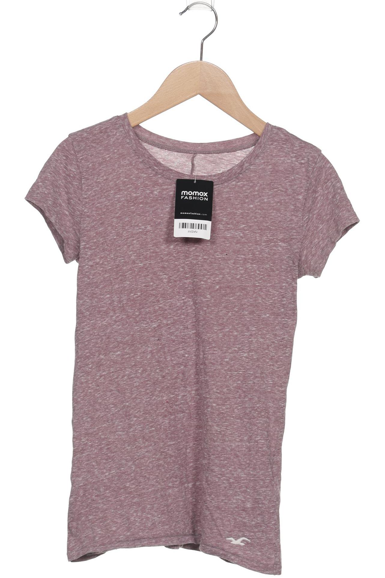

Hollister Damen T-Shirt, bordeaux, Gr. 34