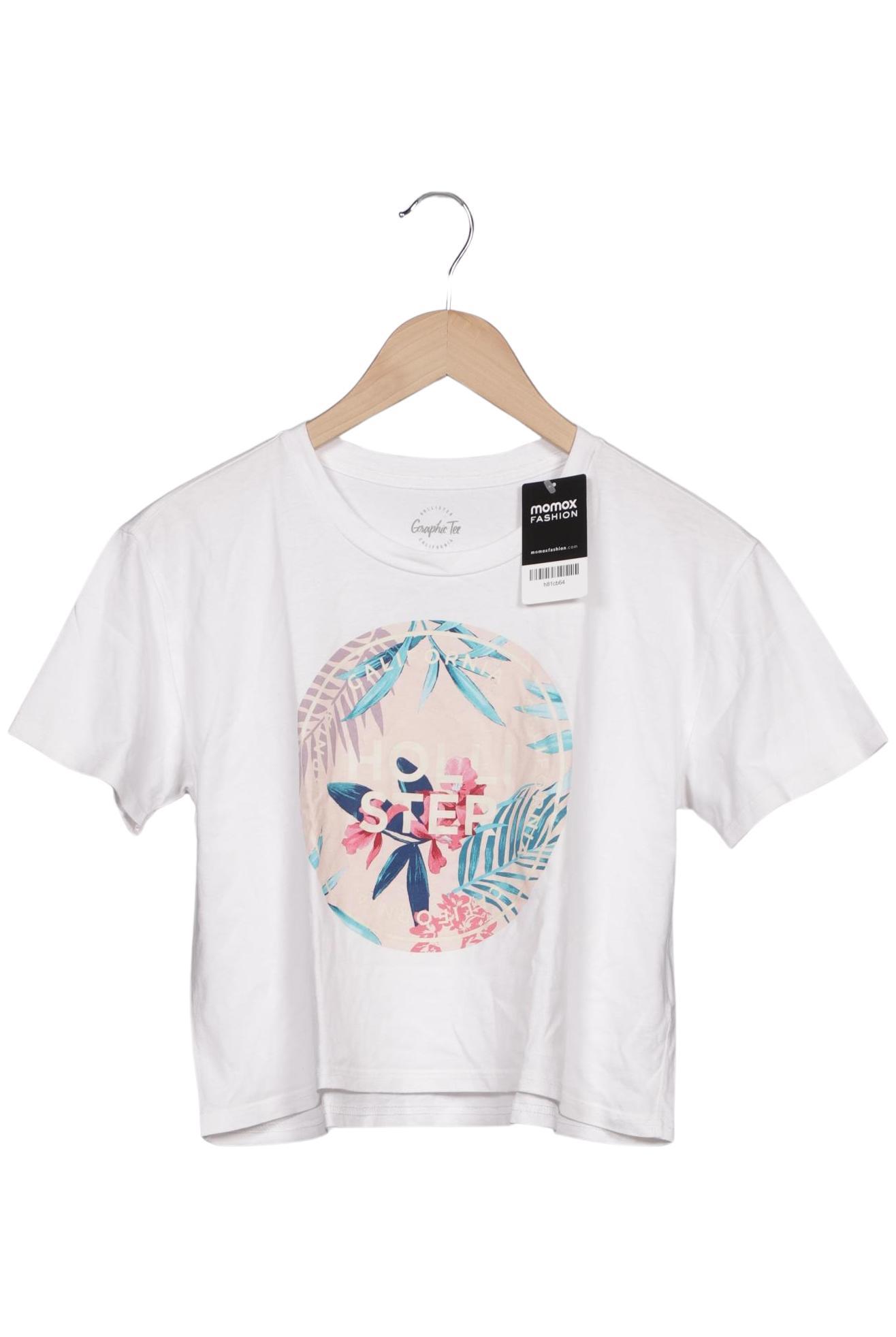 

Hollister Damen T-Shirt, weiß, Gr. 36
