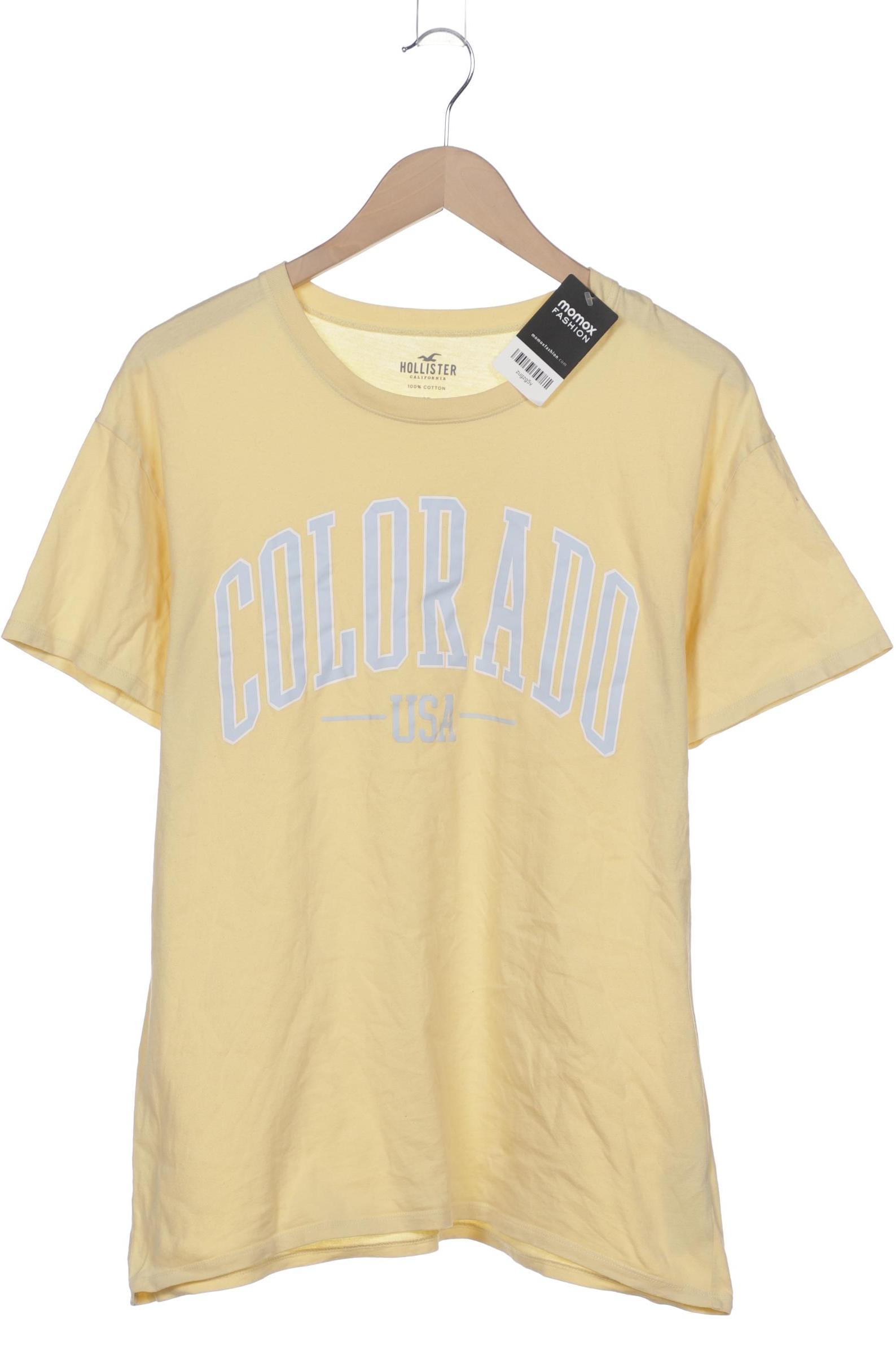 

Hollister Damen T-Shirt, gelb, Gr. 36