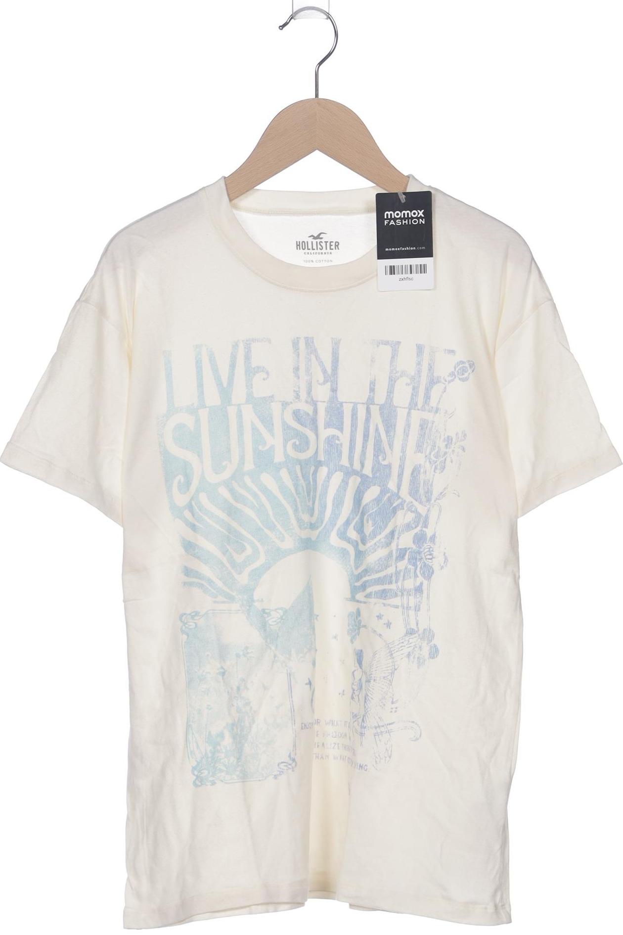 

Hollister Damen T-Shirt, cremeweiß, Gr. 34