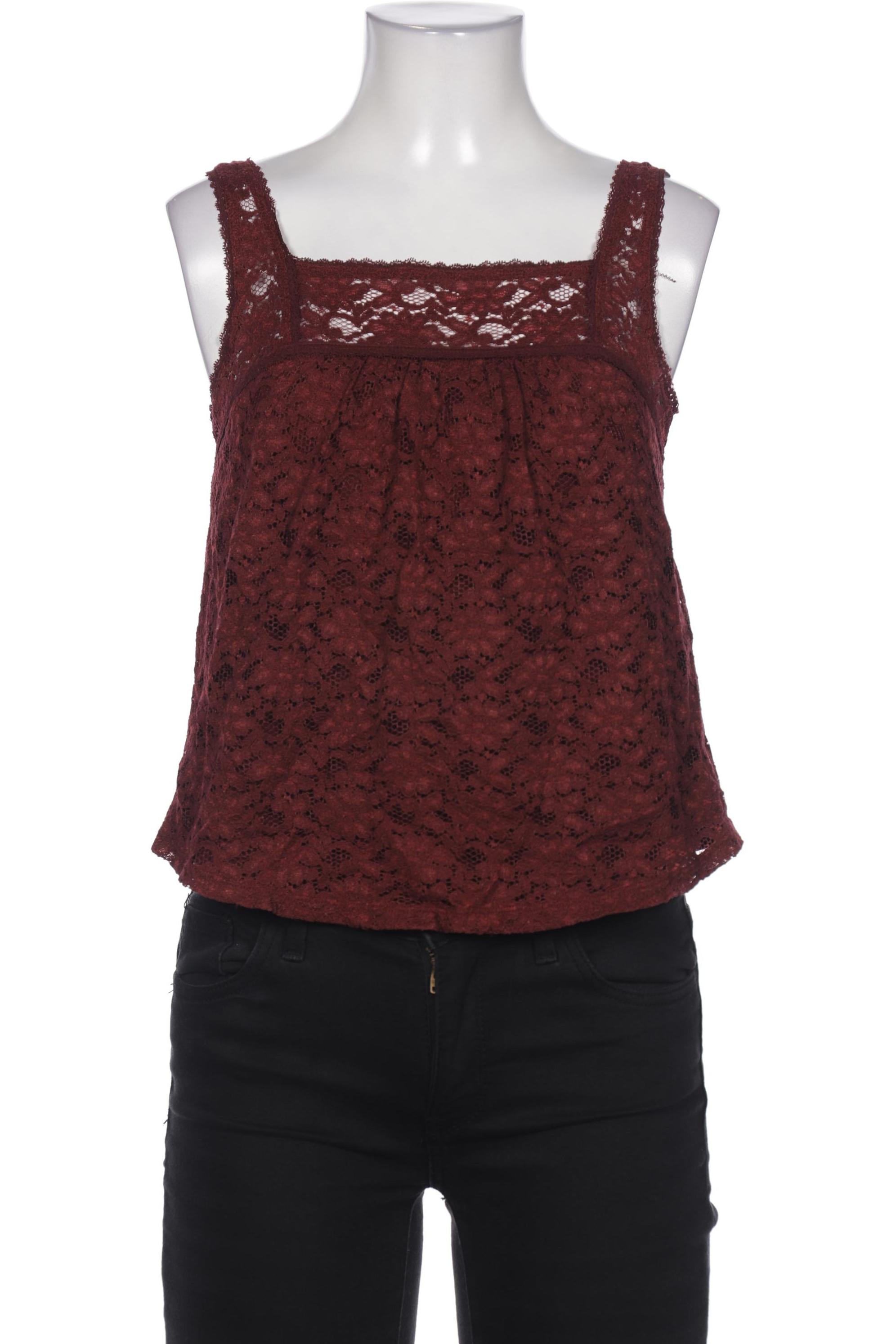 

Hollister Damen Top, bordeaux, Gr. 36