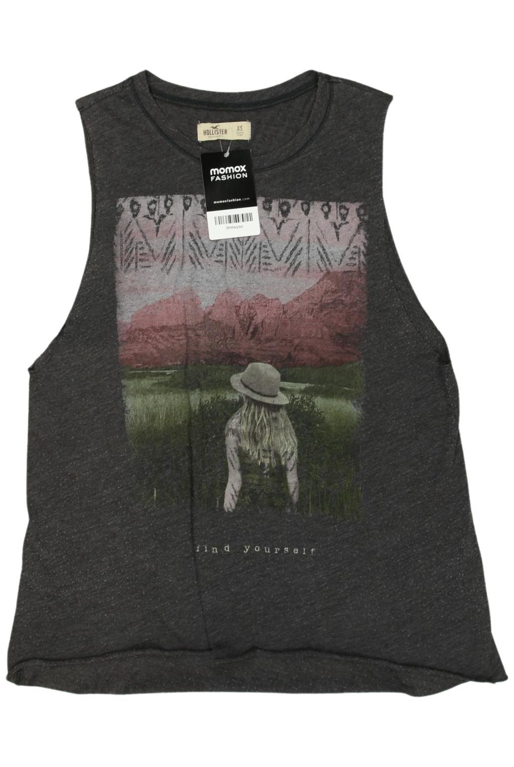 

Hollister Damen Top, grau, Gr. 34