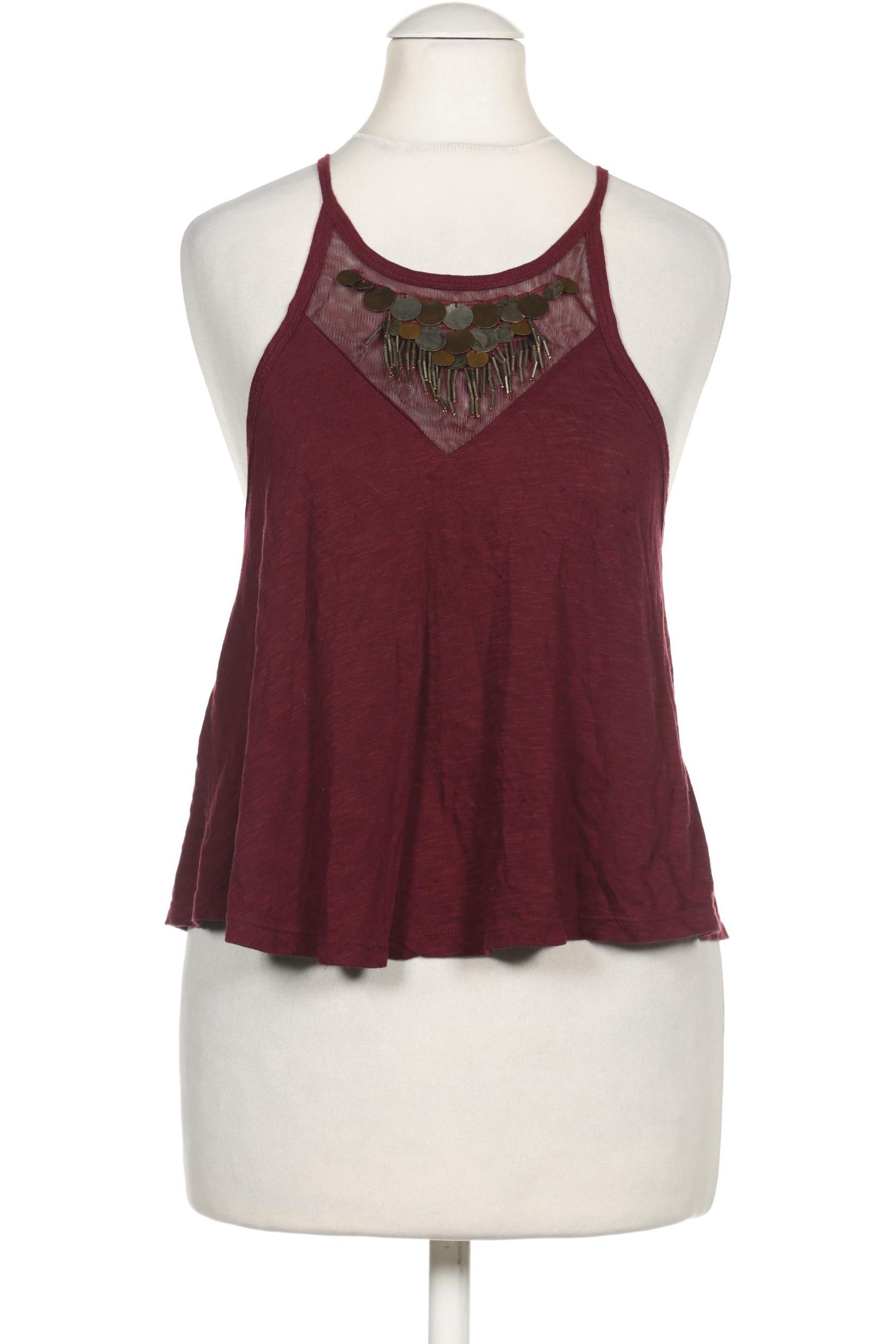 

Hollister Damen Top, bordeaux, Gr. 36