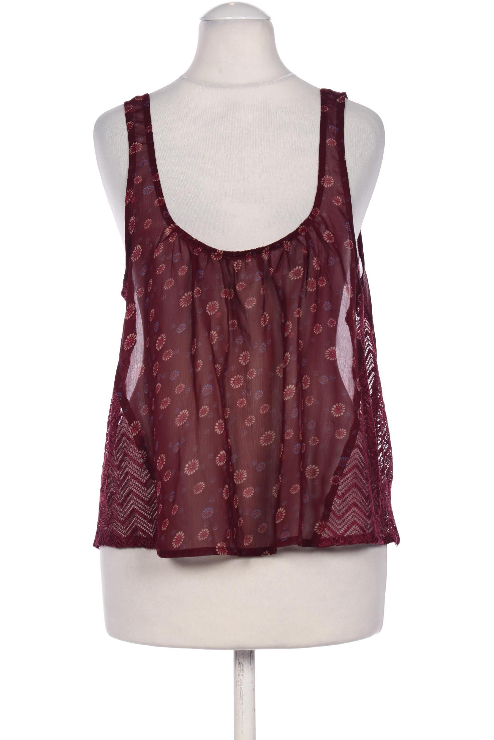

Hollister Damen Top, bordeaux, Gr. 36