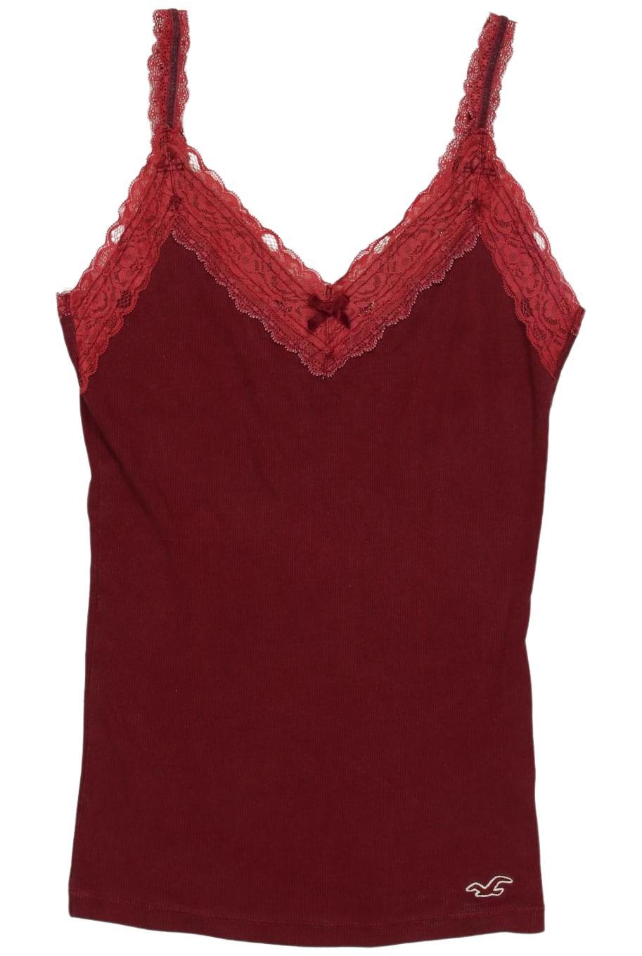 

Hollister Damen Top, bordeaux, Gr. 38
