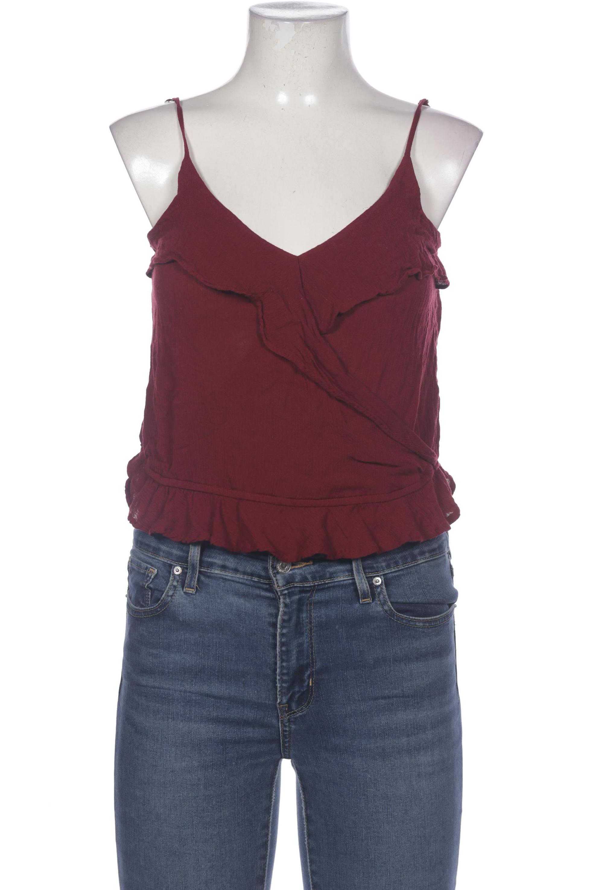 

Hollister Damen Top, bordeaux, Gr. 42