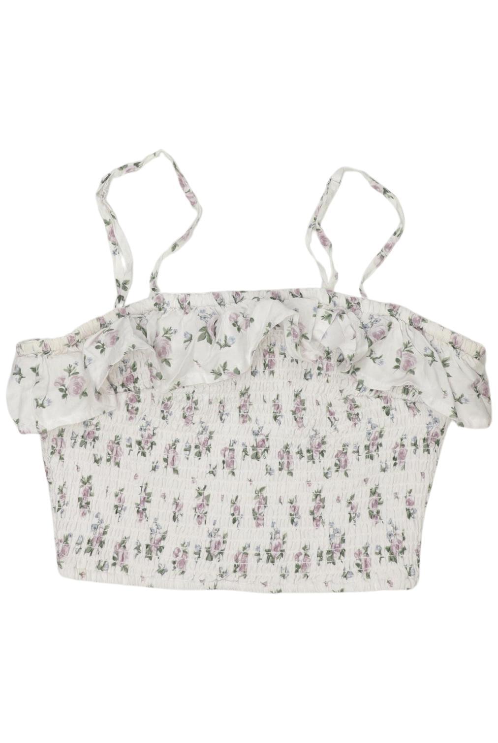 

Hollister Damen Top, weiß, Gr. 36