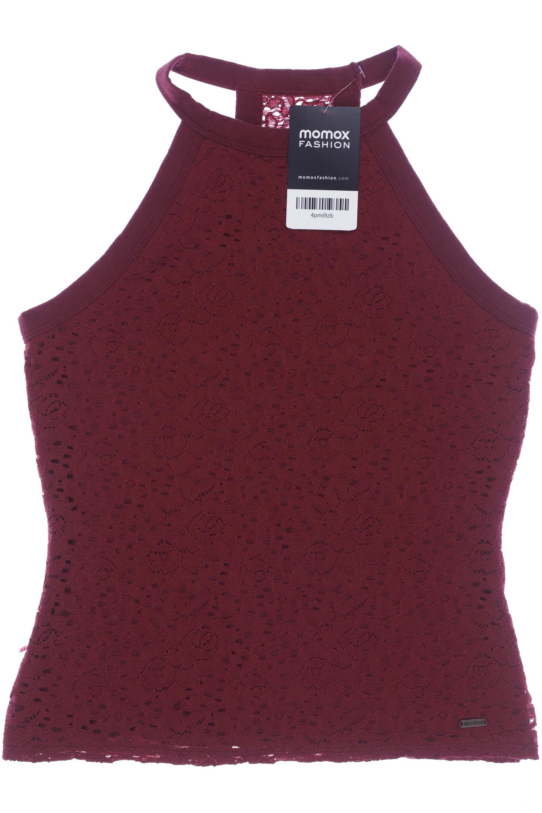 

Hollister Damen Top, bordeaux, Gr. 32