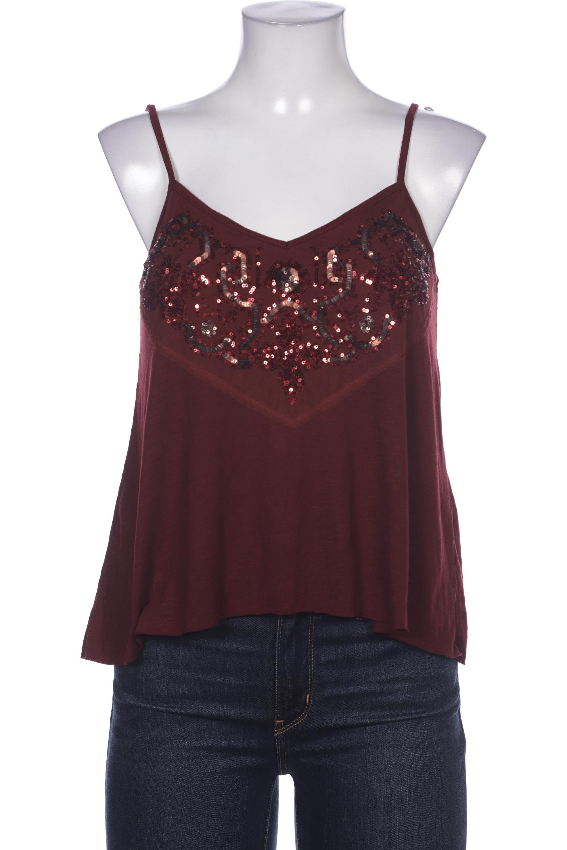 

Hollister Damen Top, bordeaux, Gr. 38