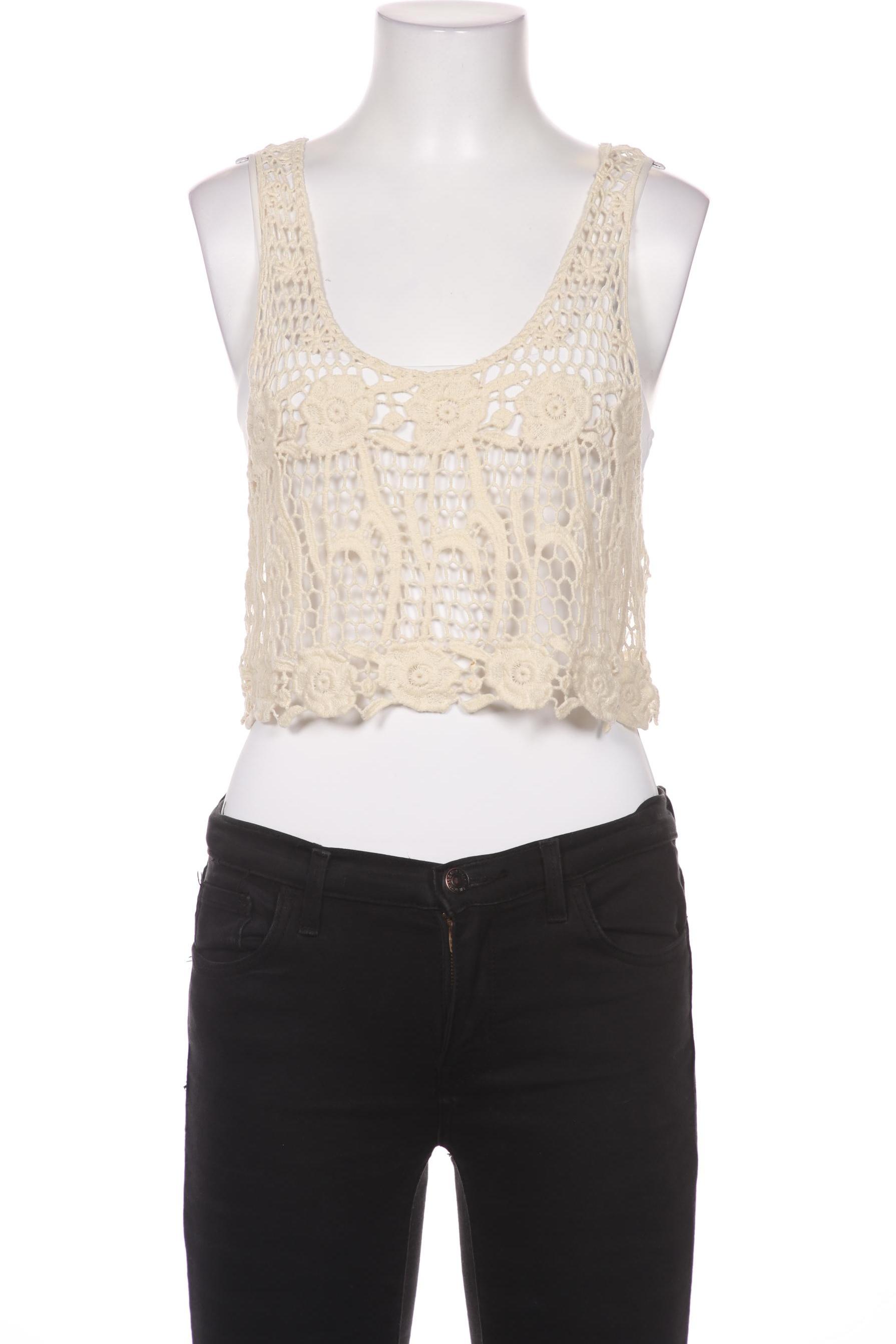 

Hollister Damen Top, cremeweiß, Gr. 34