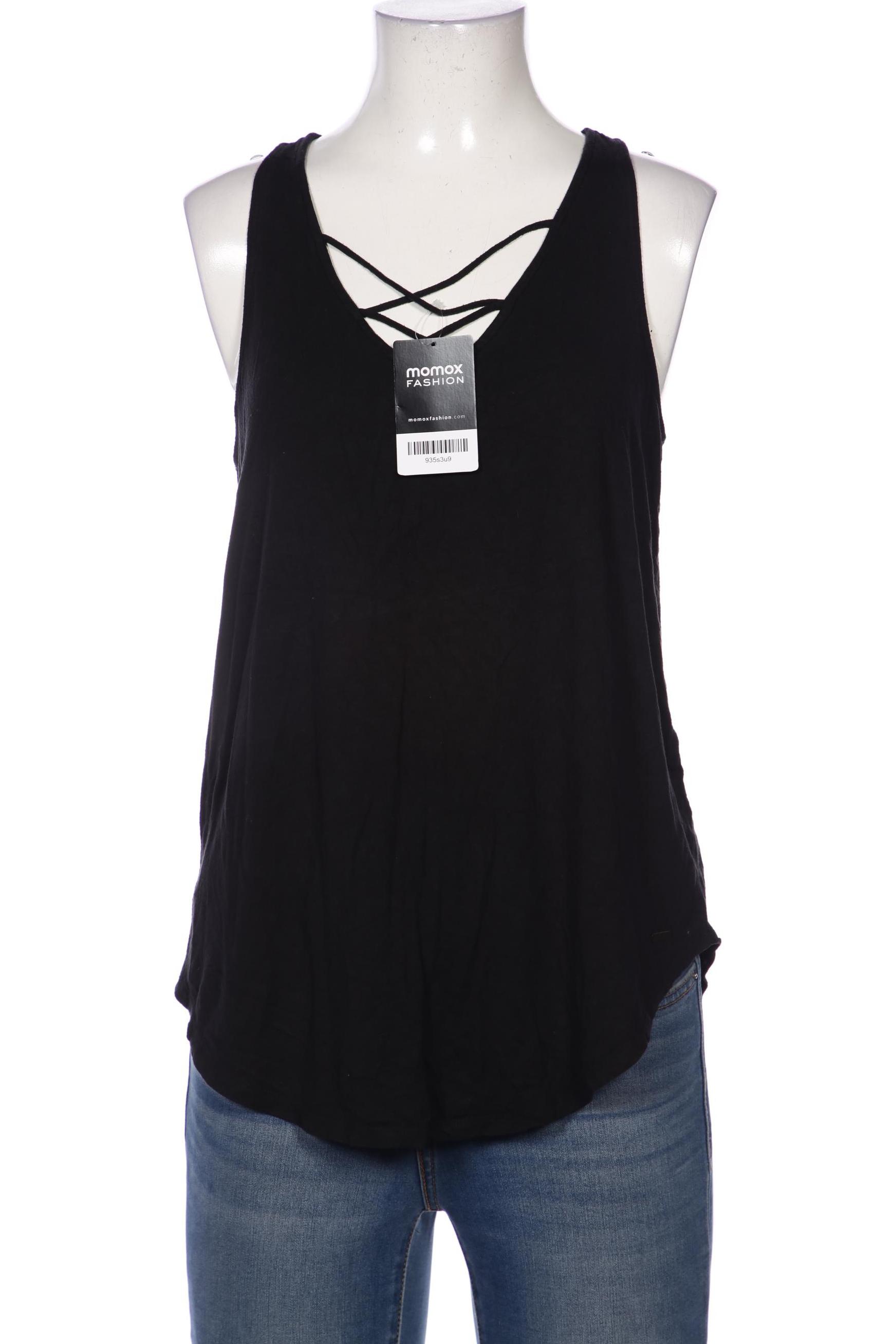 

Hollister Damen Top, schwarz, Gr. 38