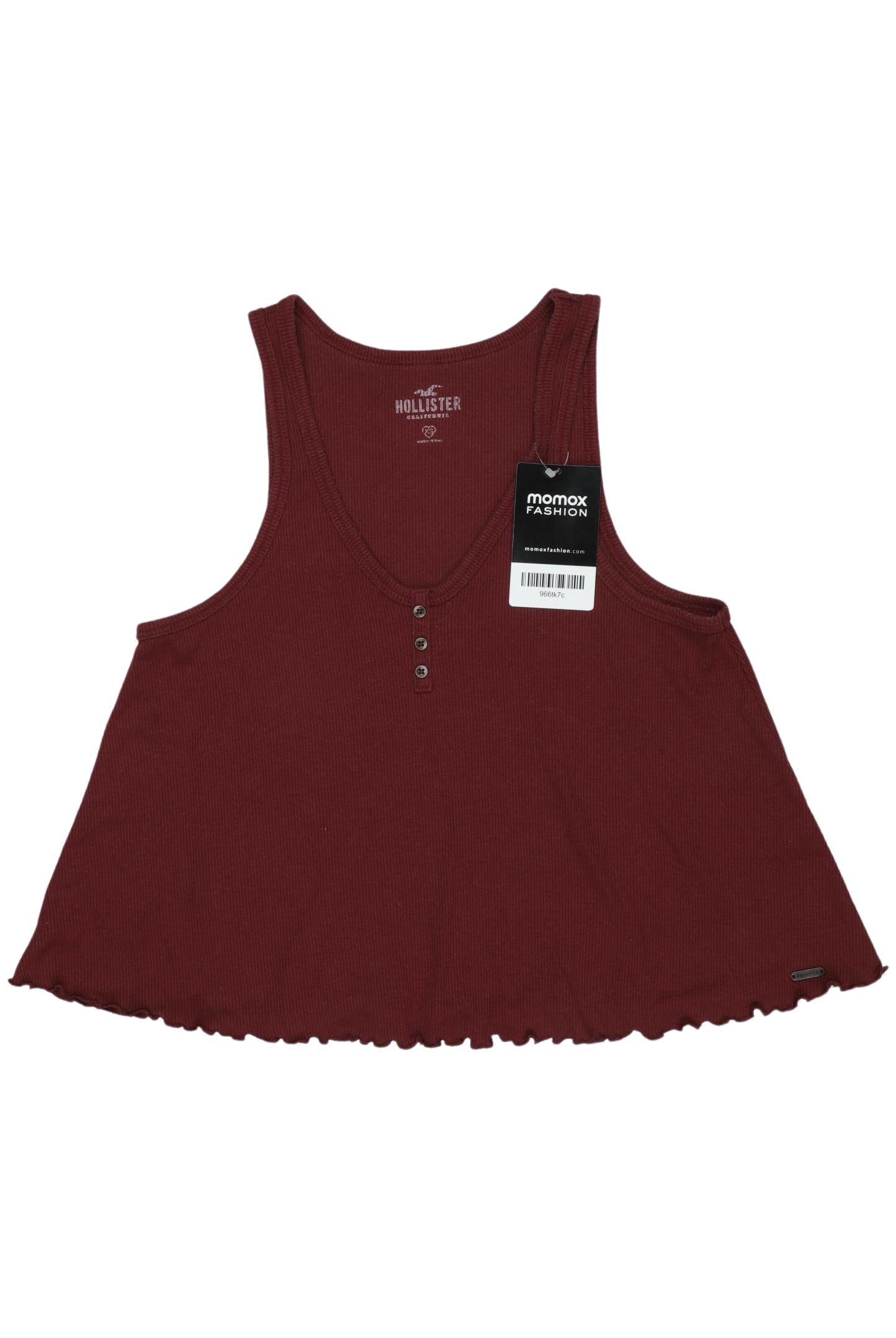 

Hollister Damen Top, bordeaux, Gr. 34