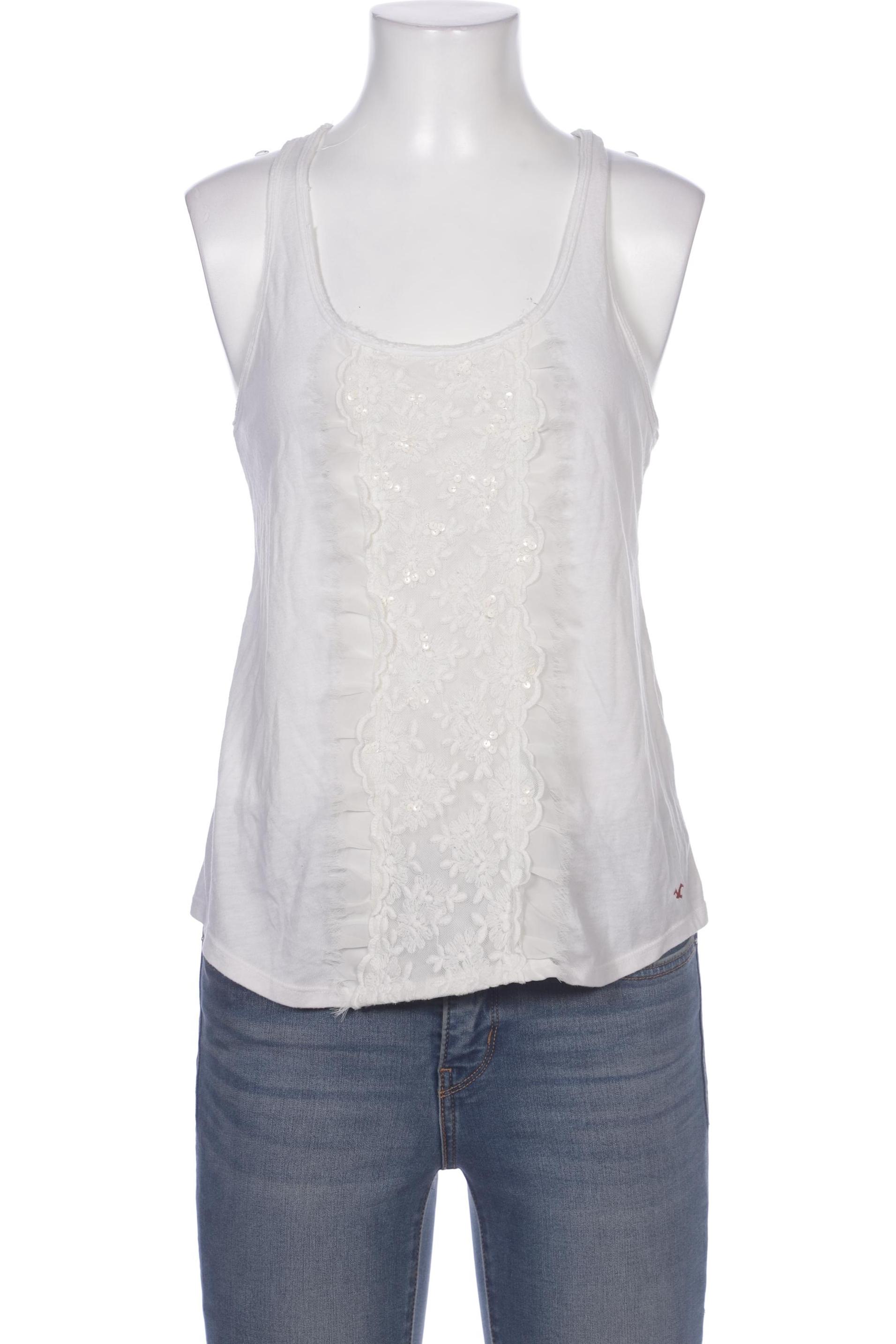 

Hollister Damen Top, cremeweiß, Gr. 38