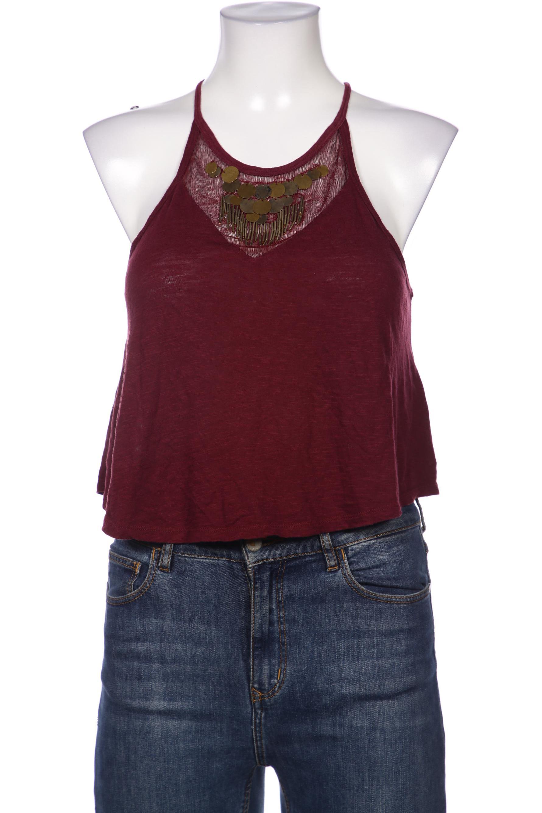 

Hollister Damen Top, bordeaux, Gr. 36