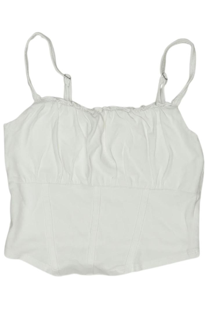 

Hollister Damen Top, weiß, Gr. 34