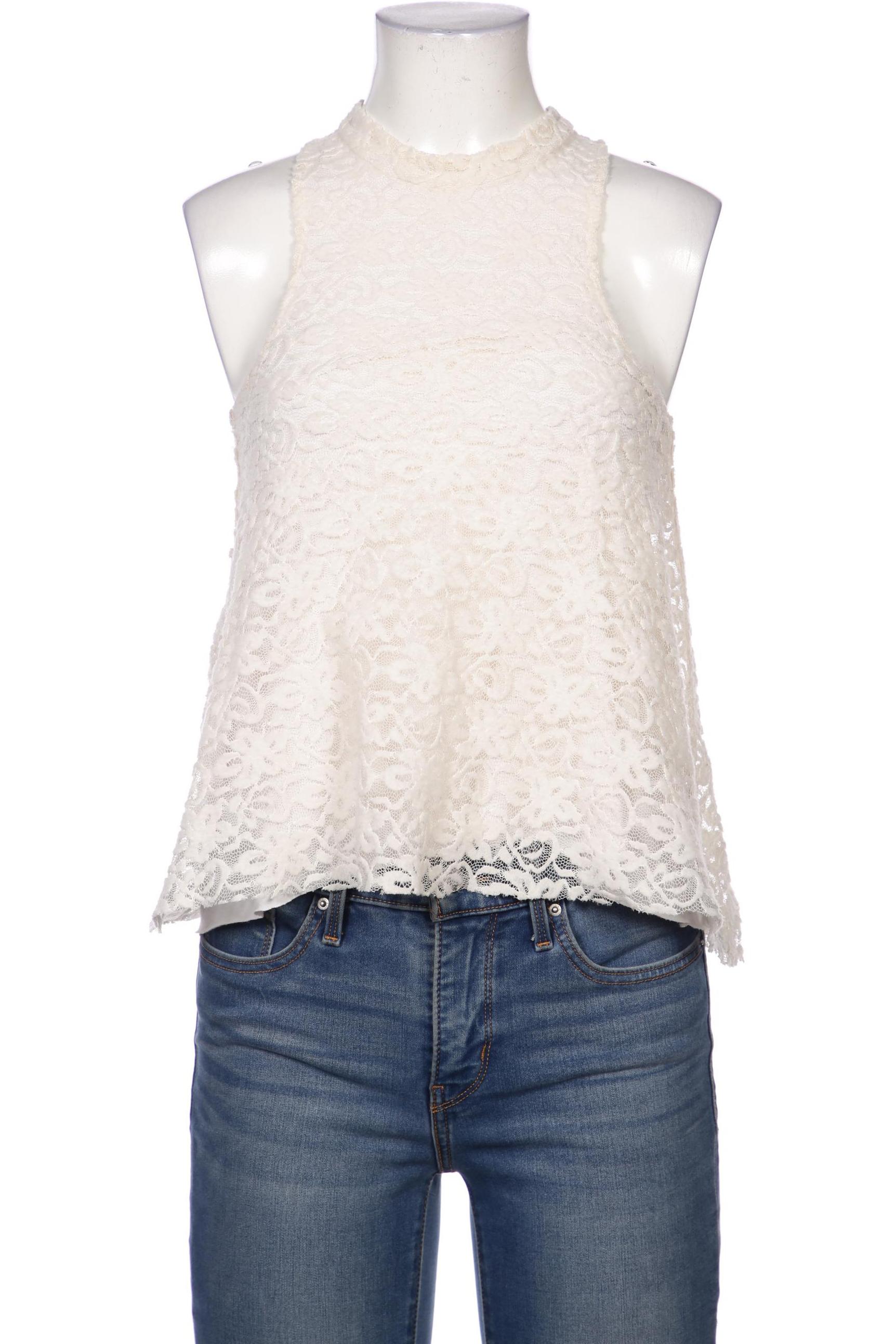 

Hollister Damen Top, cremeweiß, Gr. 34
