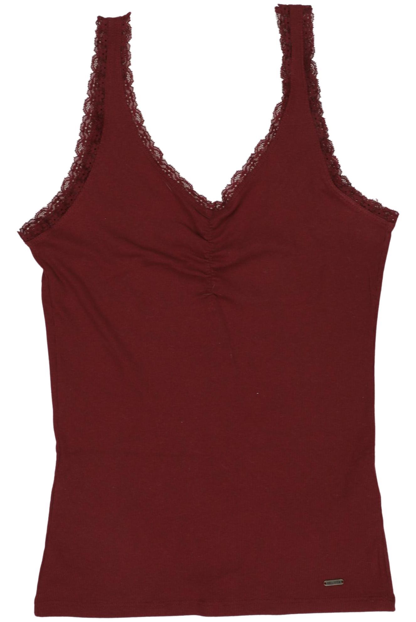 

Hollister Damen Top, bordeaux, Gr. 38