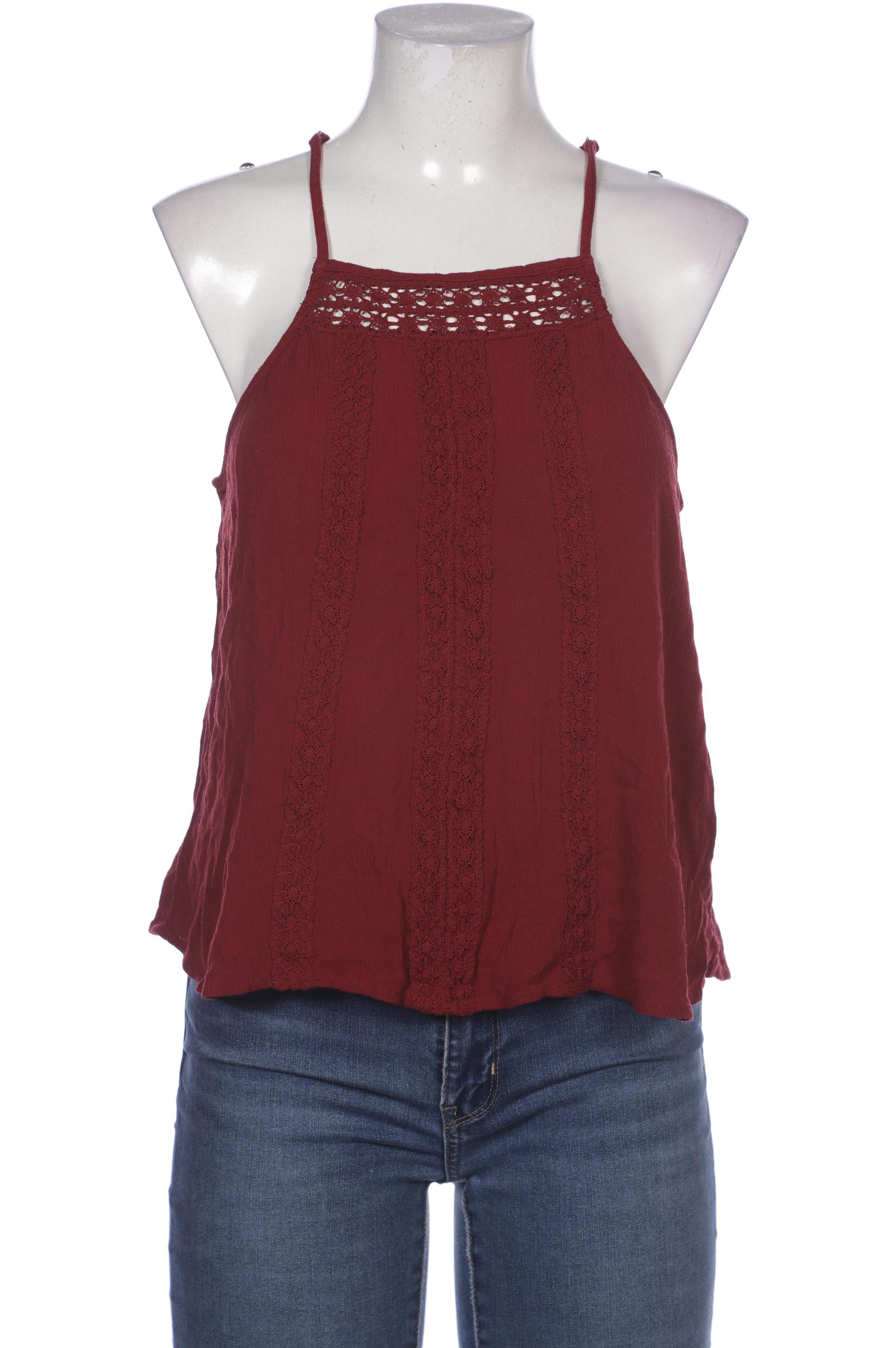 

Hollister Damen Top, bordeaux, Gr. 38