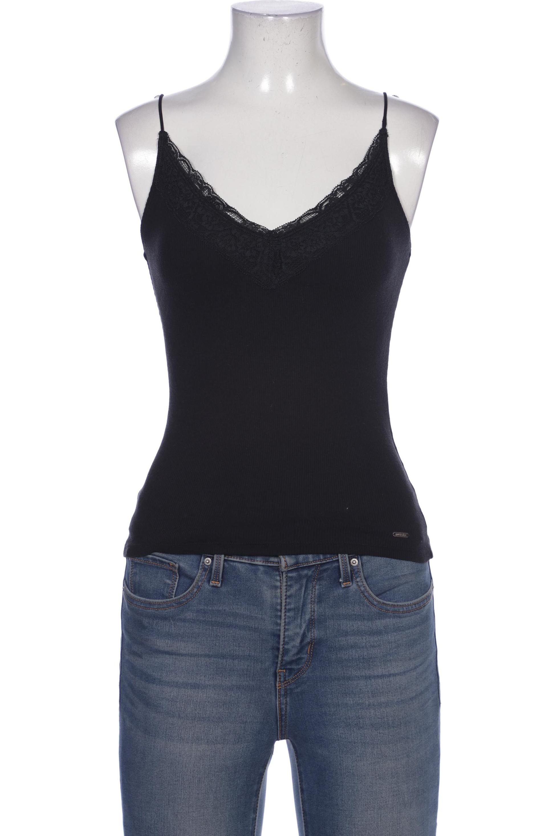 

Hollister Damen Top, schwarz, Gr. 36