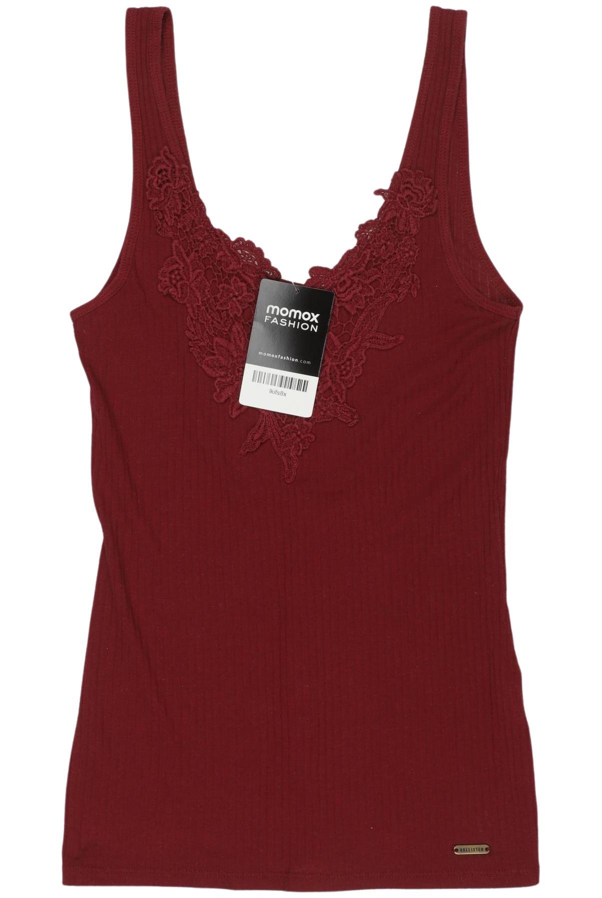 

Hollister Damen Top, bordeaux, Gr. 34
